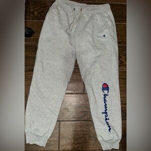 light grey champion sweatpants